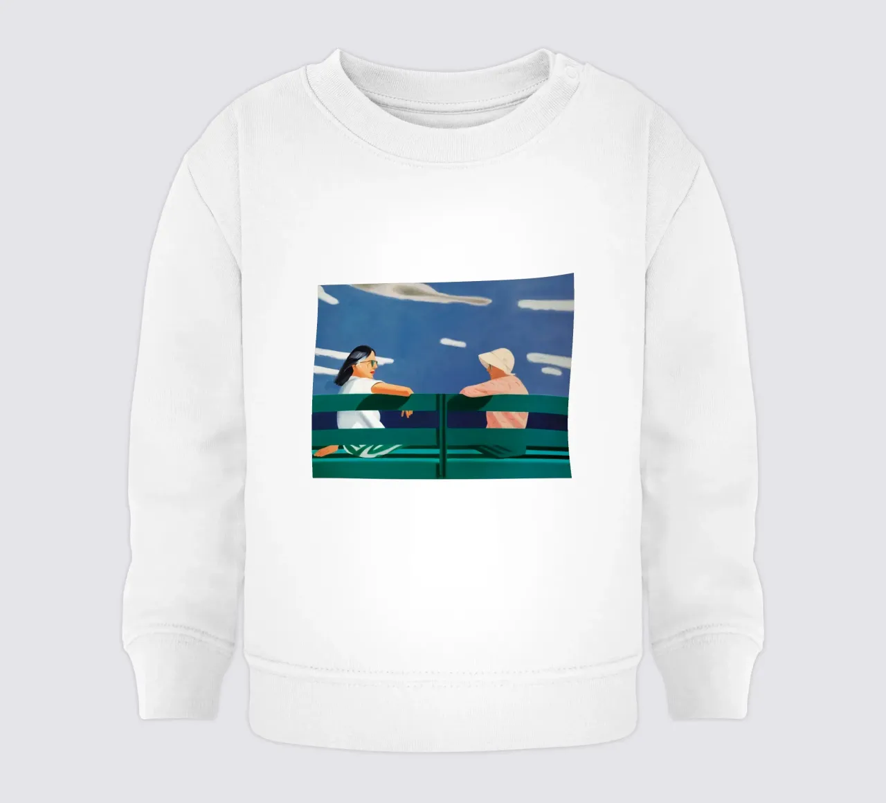 Alex Katz Ada e Louise felpa neonato da Marcobarshop