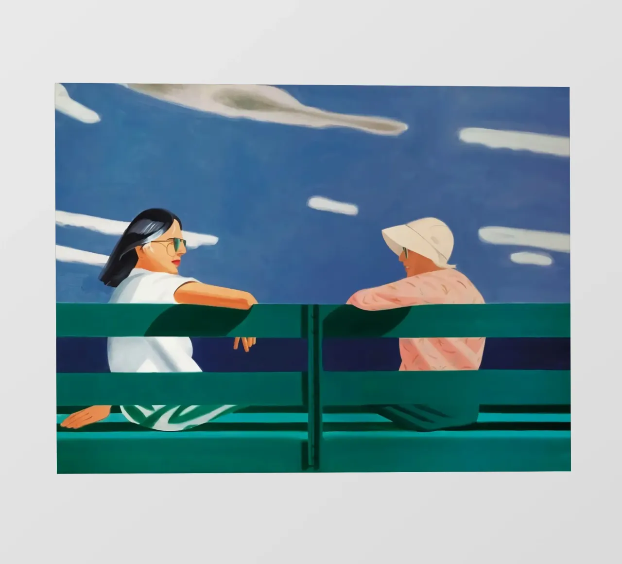 Alex Katz Ada e Louise pellicola backlit da Marcobarshop