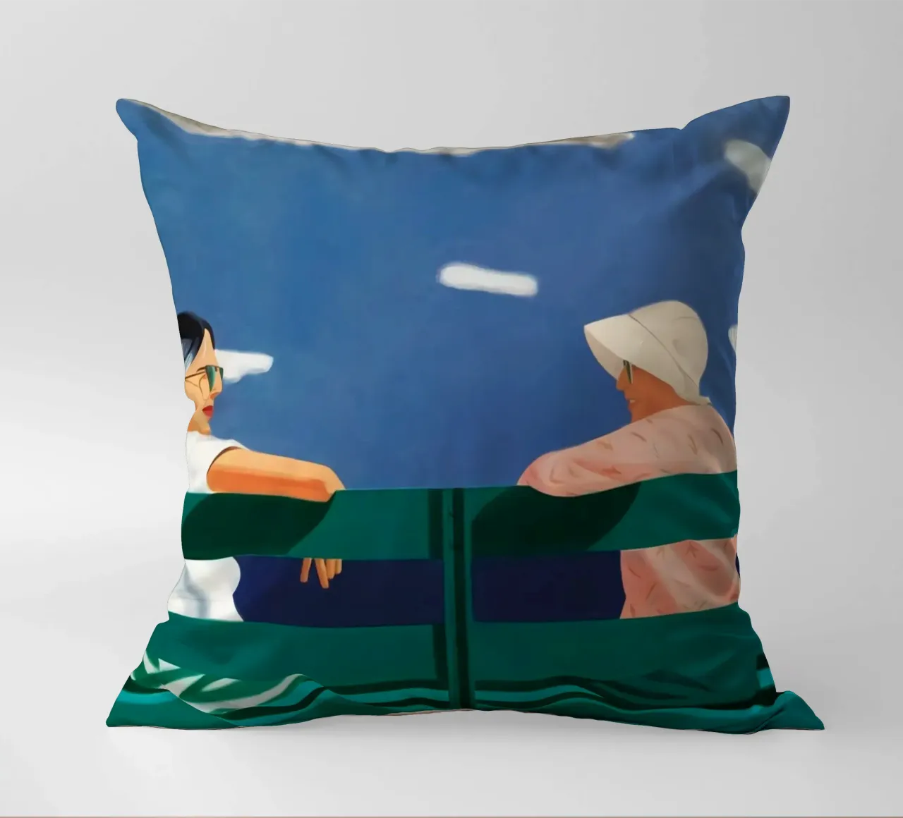Alex Katz Ada e Louise cuscino da Marcobarshop