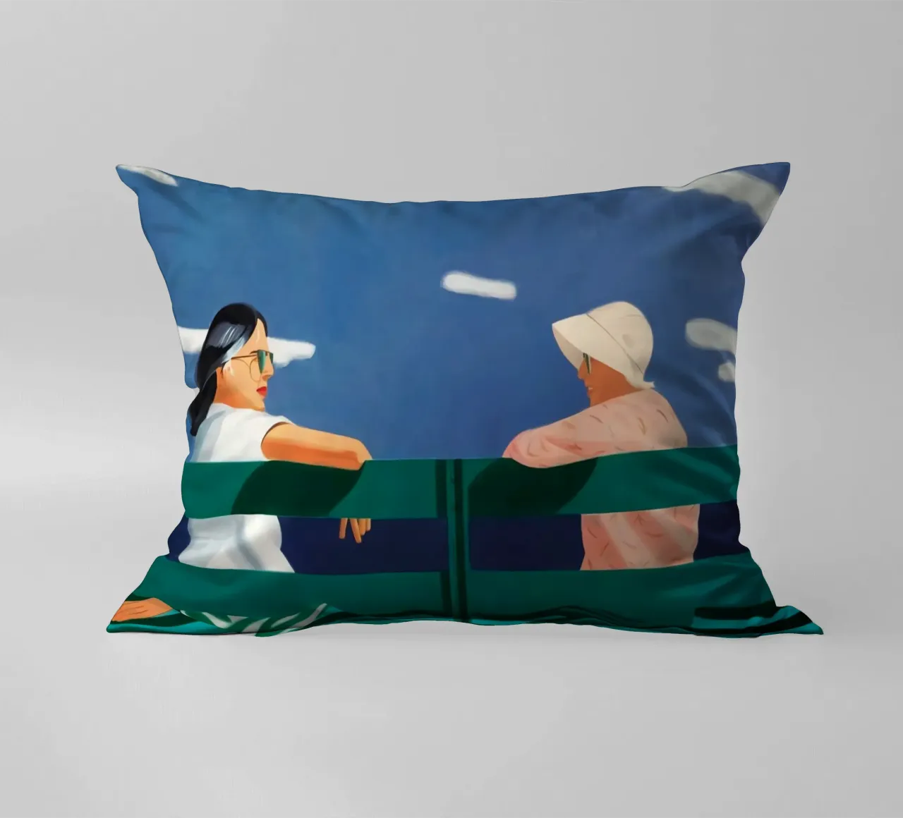 Alex Katz Ada e Louise cuscino da Marcobarshop