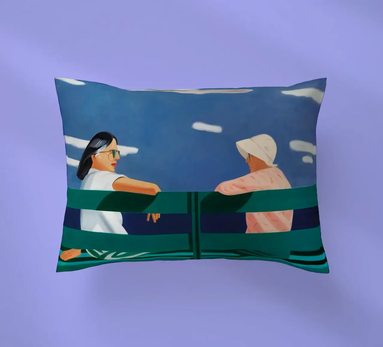 Alex Katz Ada e Louise cuscino da Marcobarshop