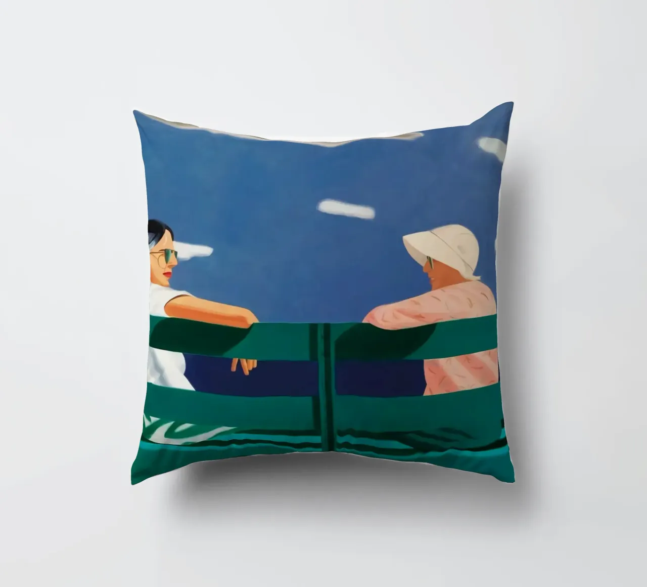Alex Katz Ada e Louise cuscino da Marcobarshop