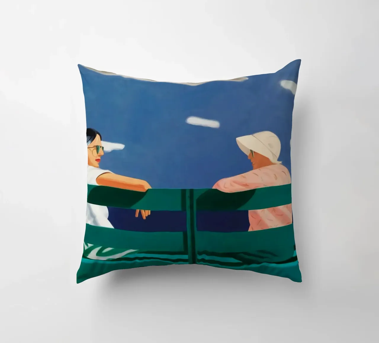 Alex Katz Ada e Louise cuscino da Marcobarshop