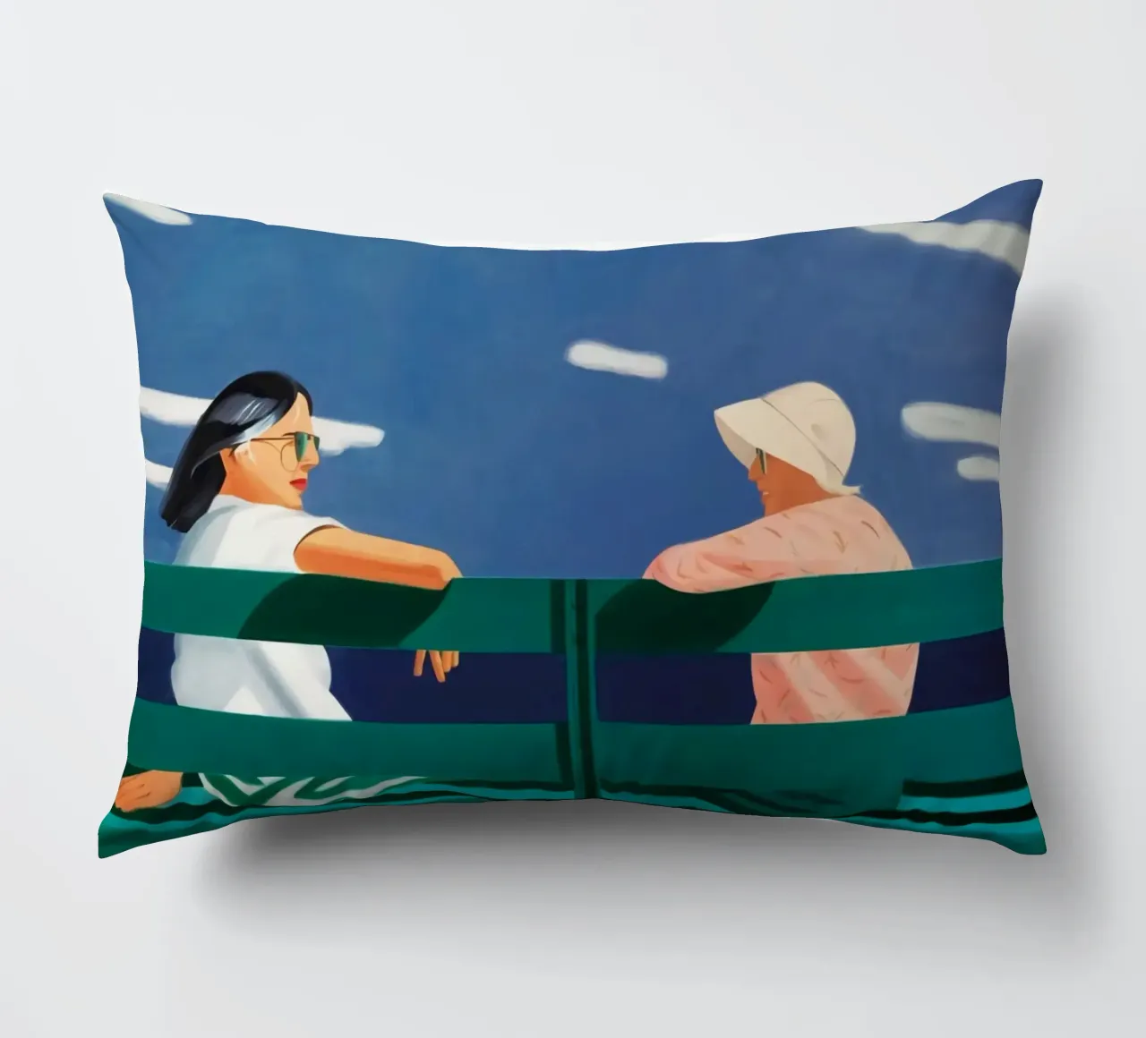 Alex Katz Ada e Louise cuscino da Marcobarshop