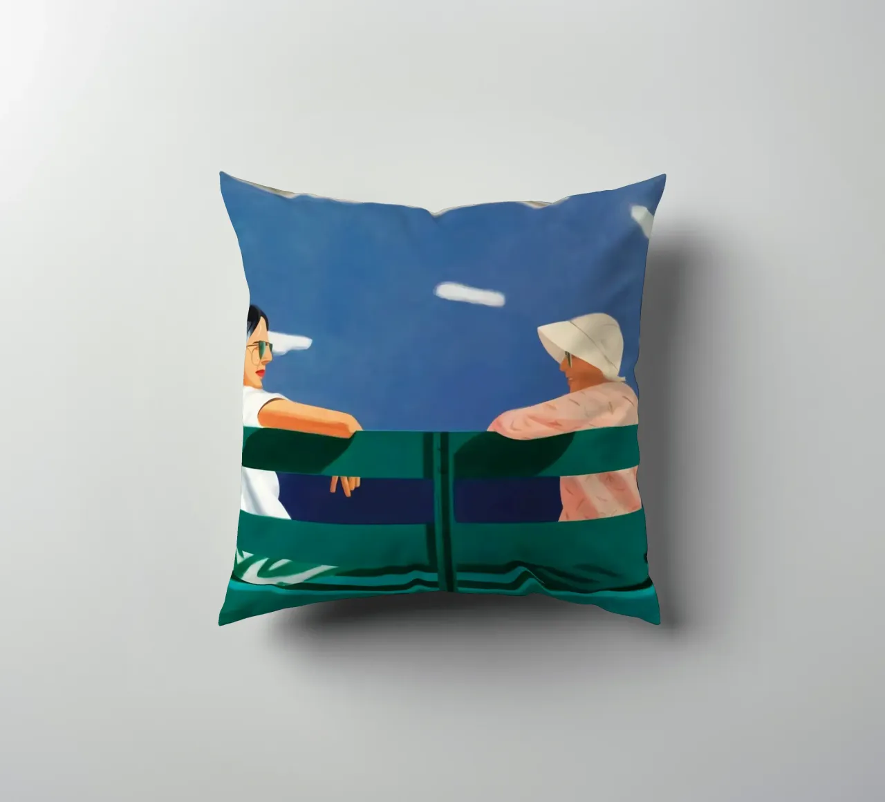 Alex Katz Ada e Louise cuscino da Marcobarshop