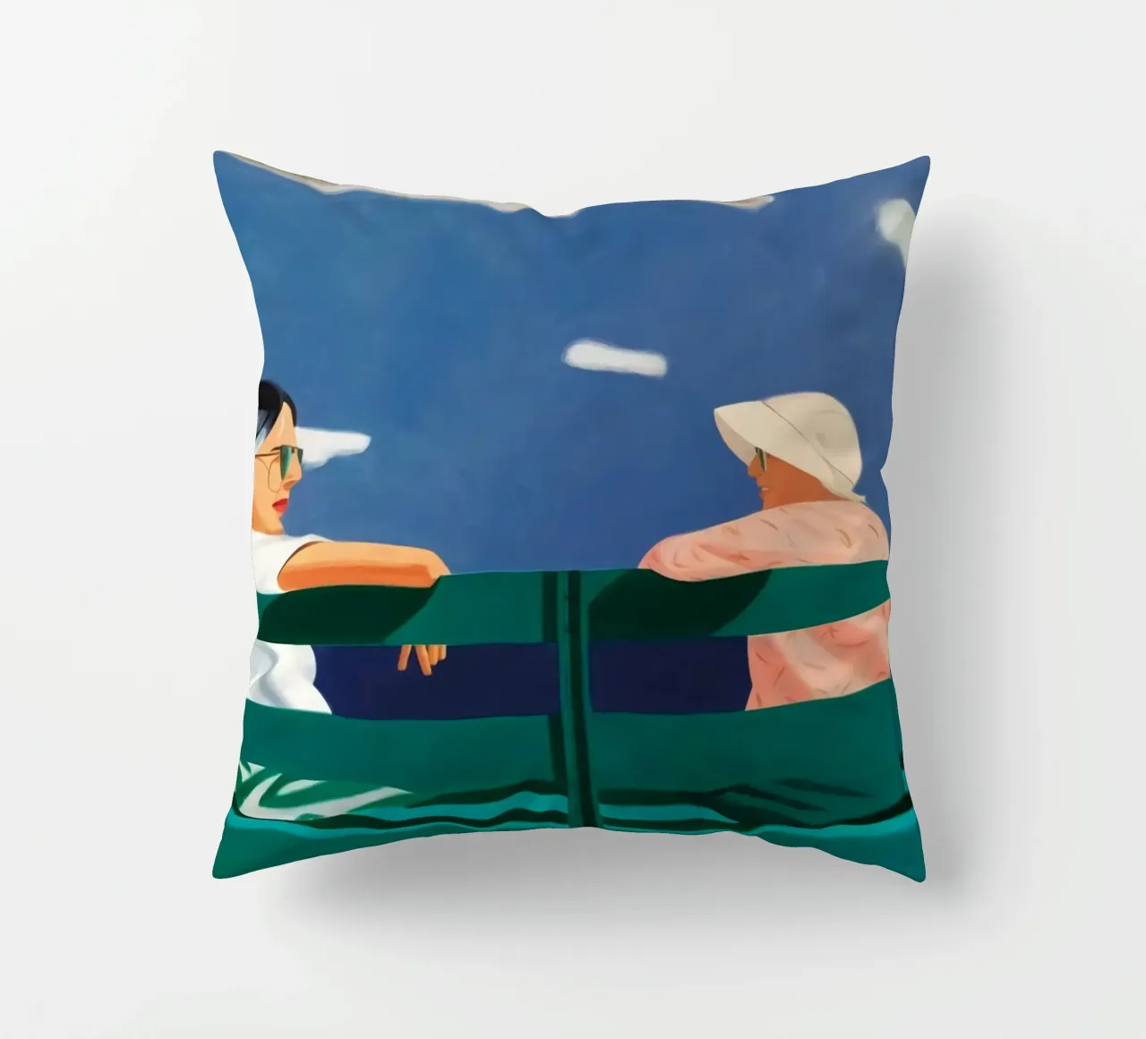 Alex Katz Ada e Louise cuscino da Marcobarshop