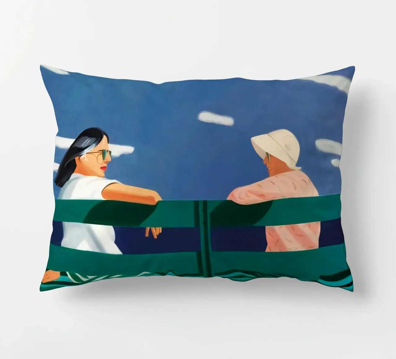 Alex Katz Ada e Louise cuscino da Marcobarshop