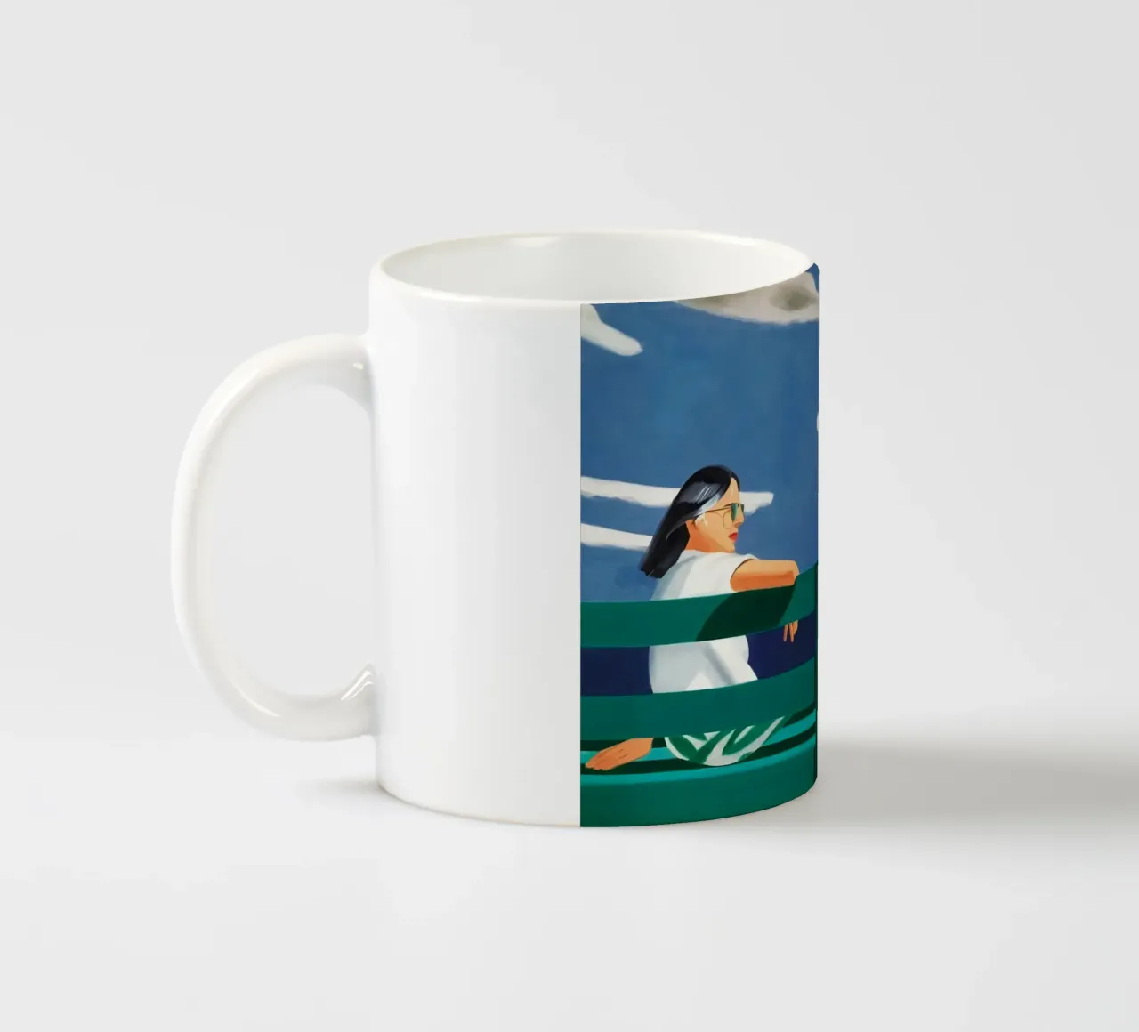 Alex Katz Ada e Louise tazza in ceramica da Marcobarshop