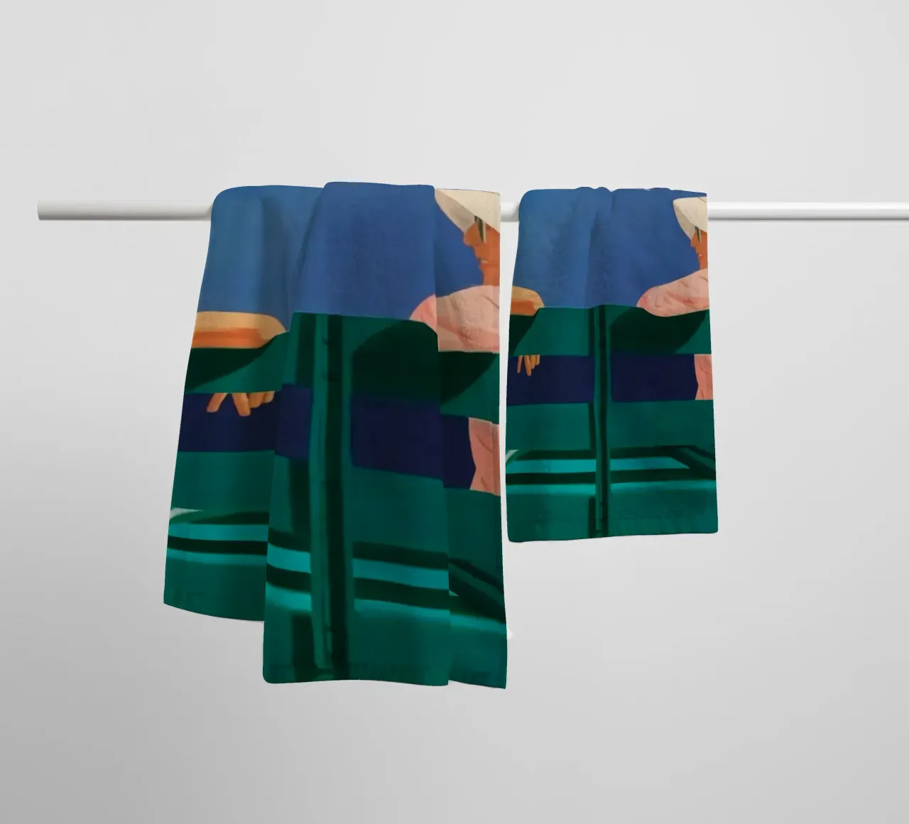 Alex Katz Ada e Louise asciugamano da bagno da Marcobarshop