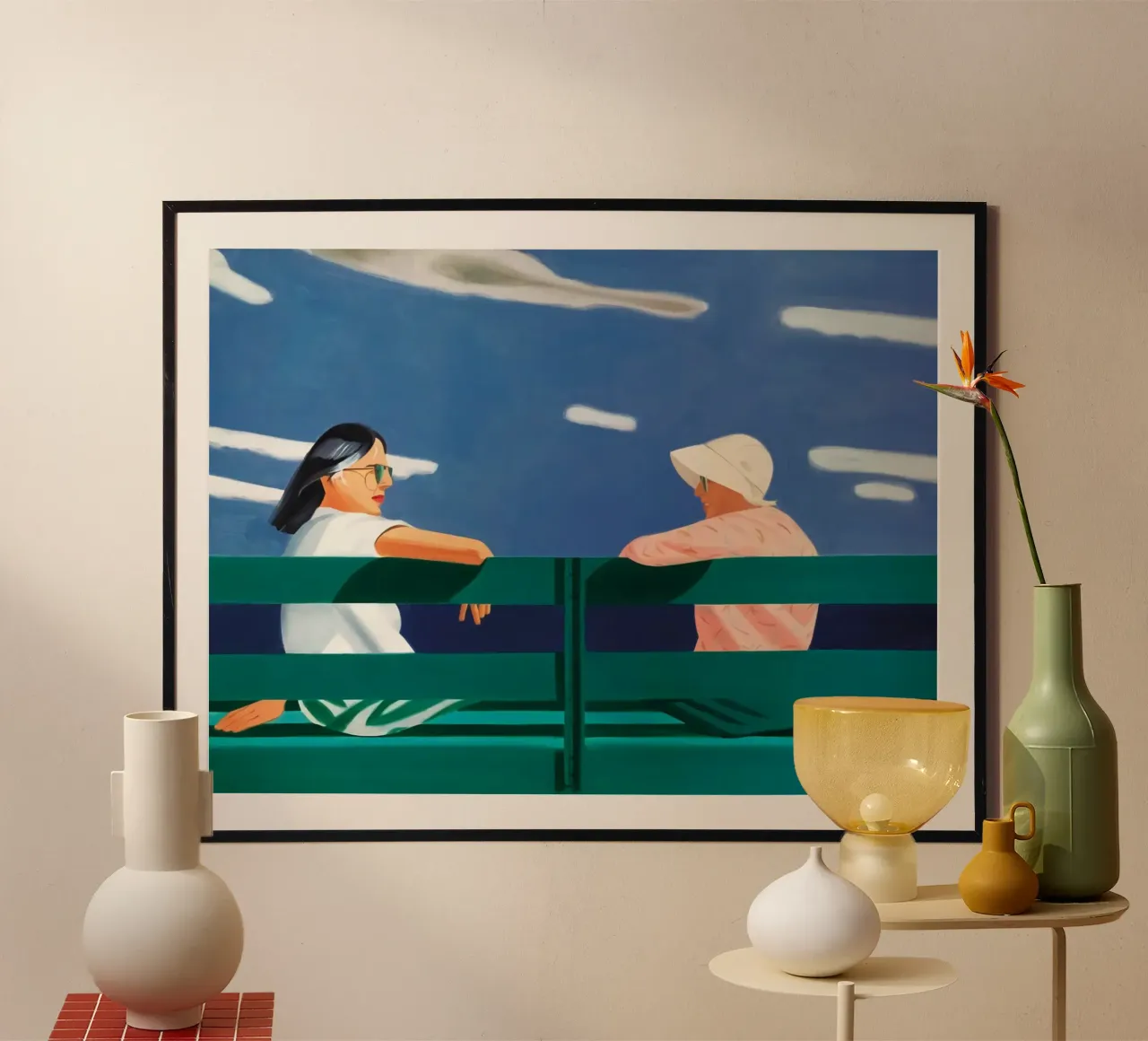 Alex Katz Ada y Louise poster de Marcobarshop