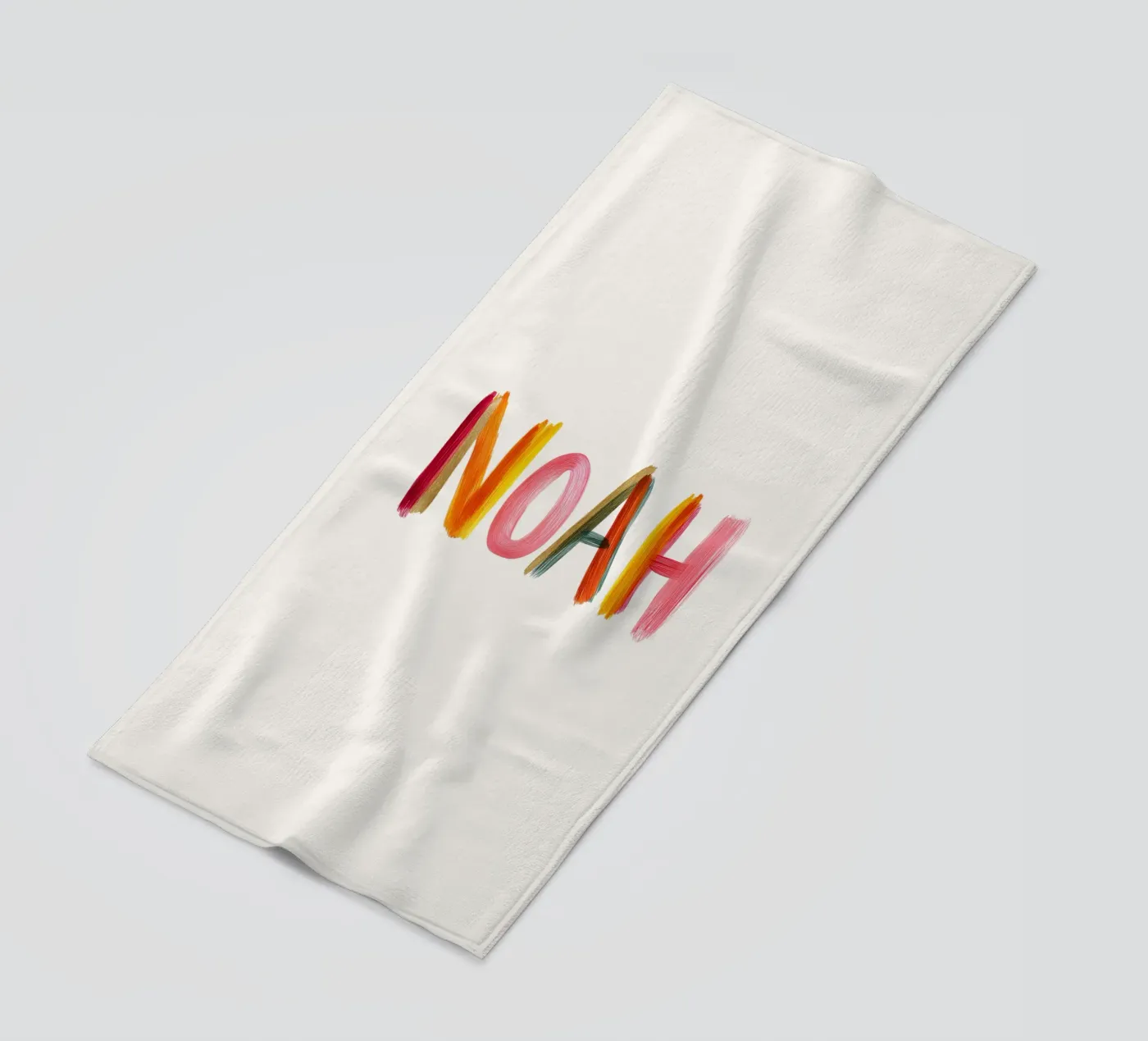 Noah beach towel by Giggly Colors