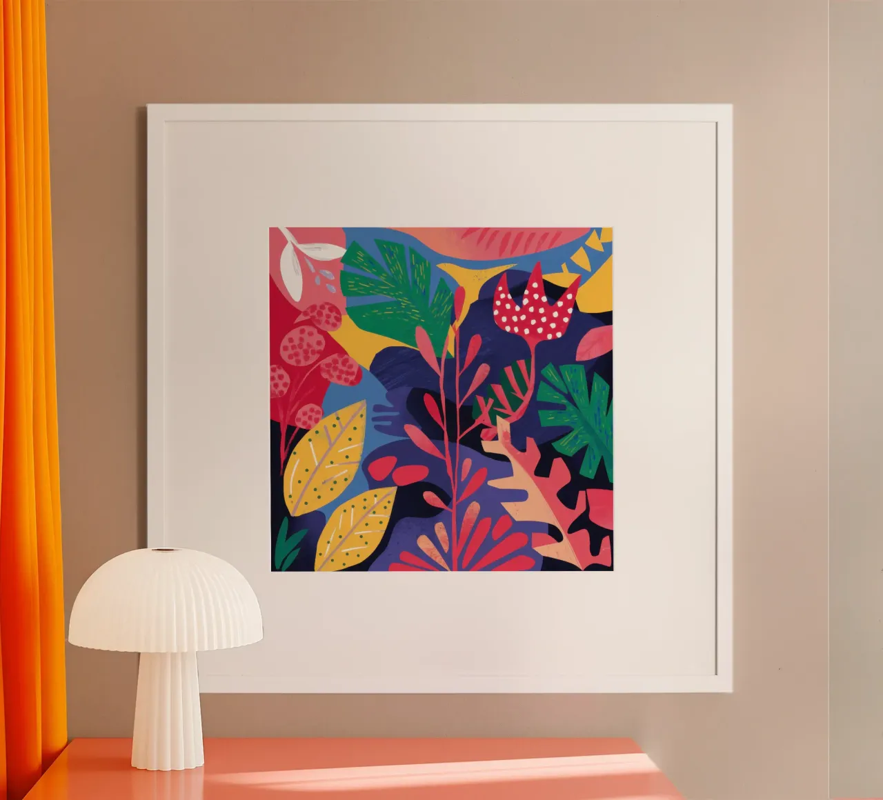 Il pavimento della foresta incantata poster da Wish Studio