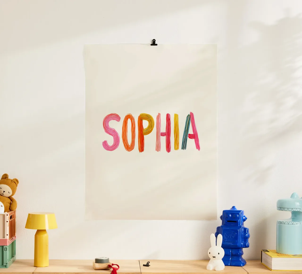 Sophia poster con telaio in plastica da Giggly Colors