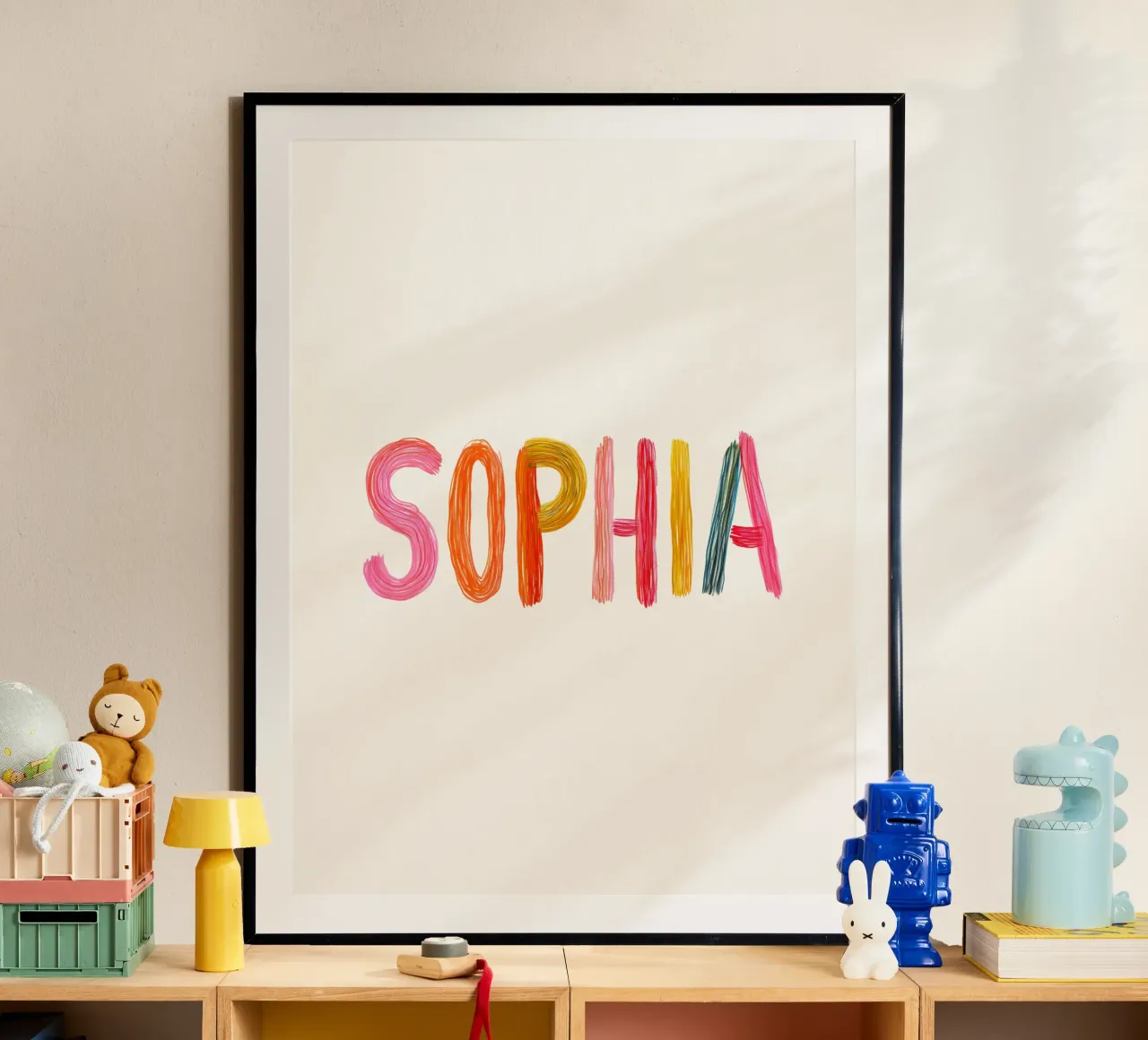 Sophia poster con telaio in plastica da Giggly Colors