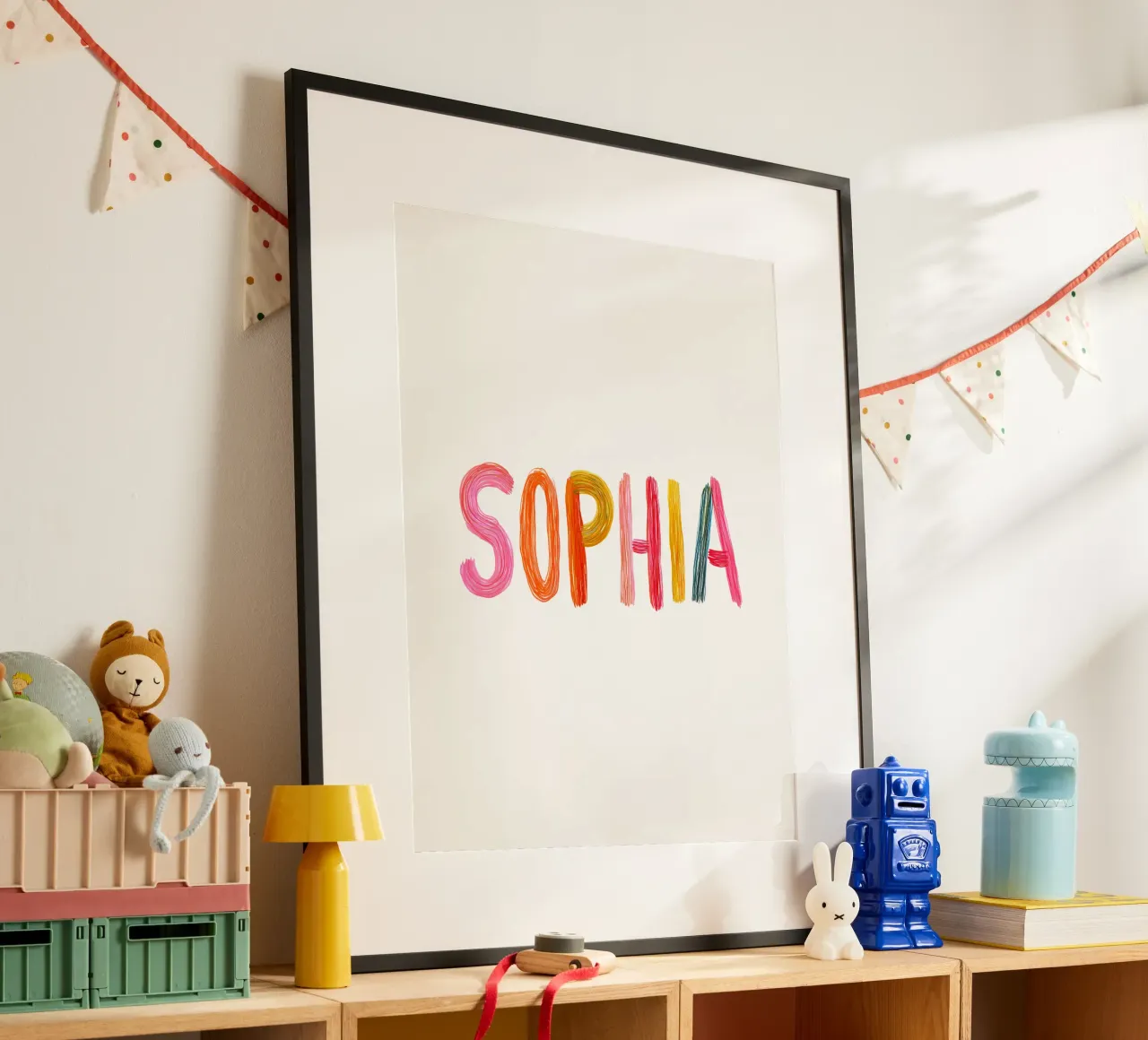 Sophia poster con telaio in plastica da Giggly Colors