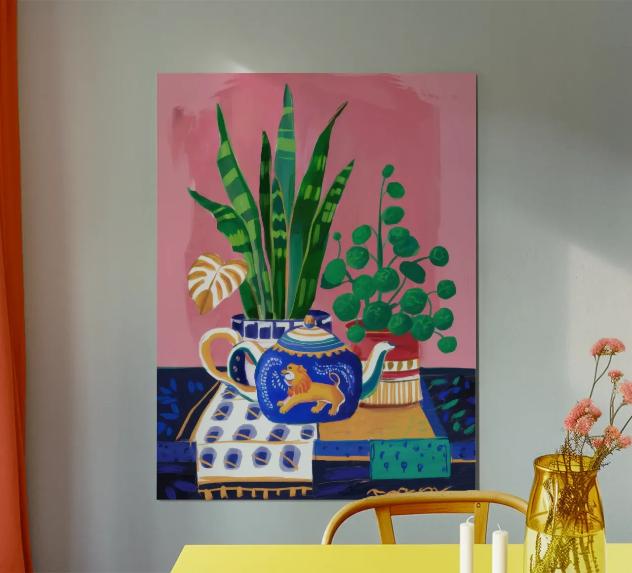 Bodegón bohemio poster de Wish Studio