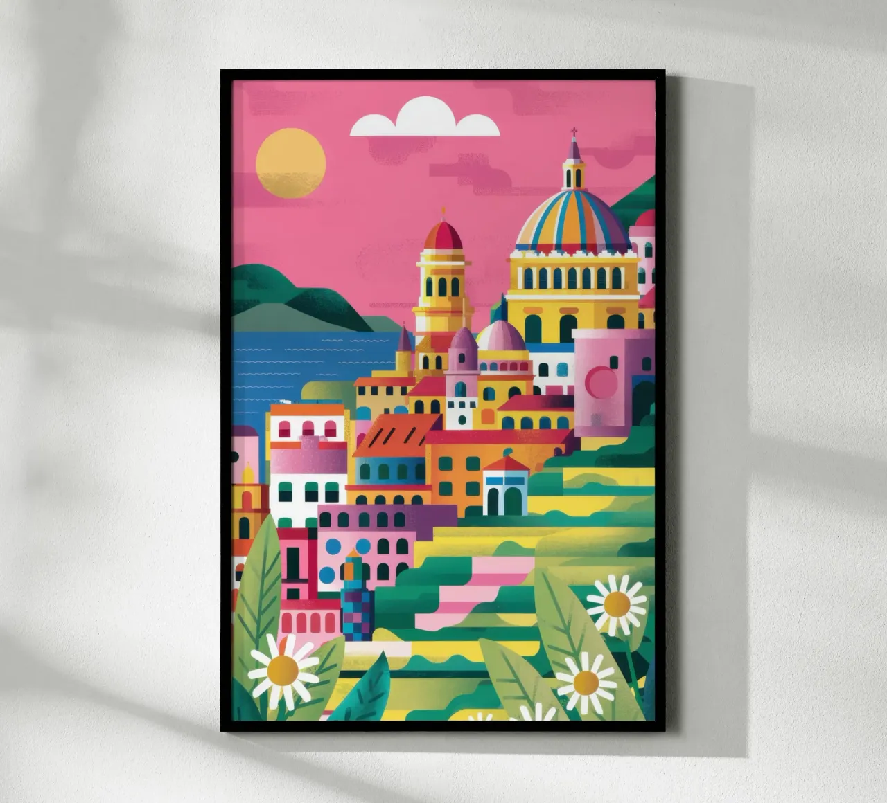 Città da sogno pastello poster da Heaven Craft