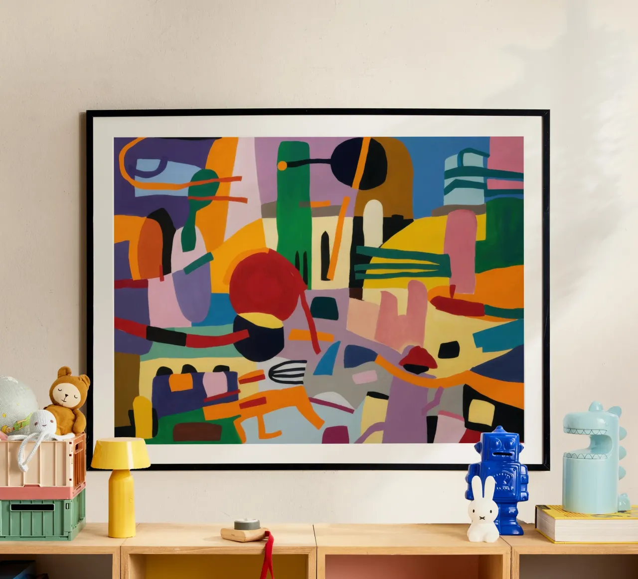 Ritmo urbano cubista poster da Echo Saber