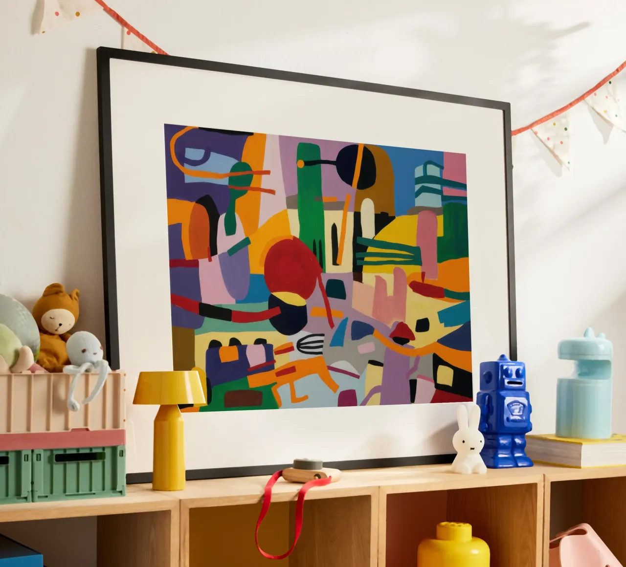 Ritmo urbano cubista poster da Echo Saber