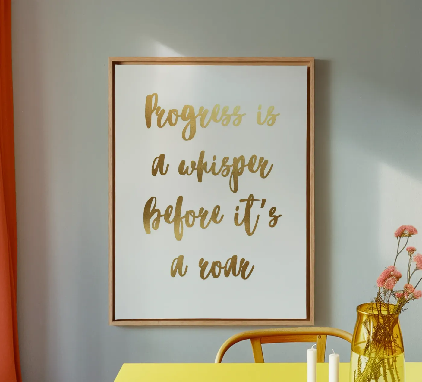 Progress canvas van PinkCandyWalls