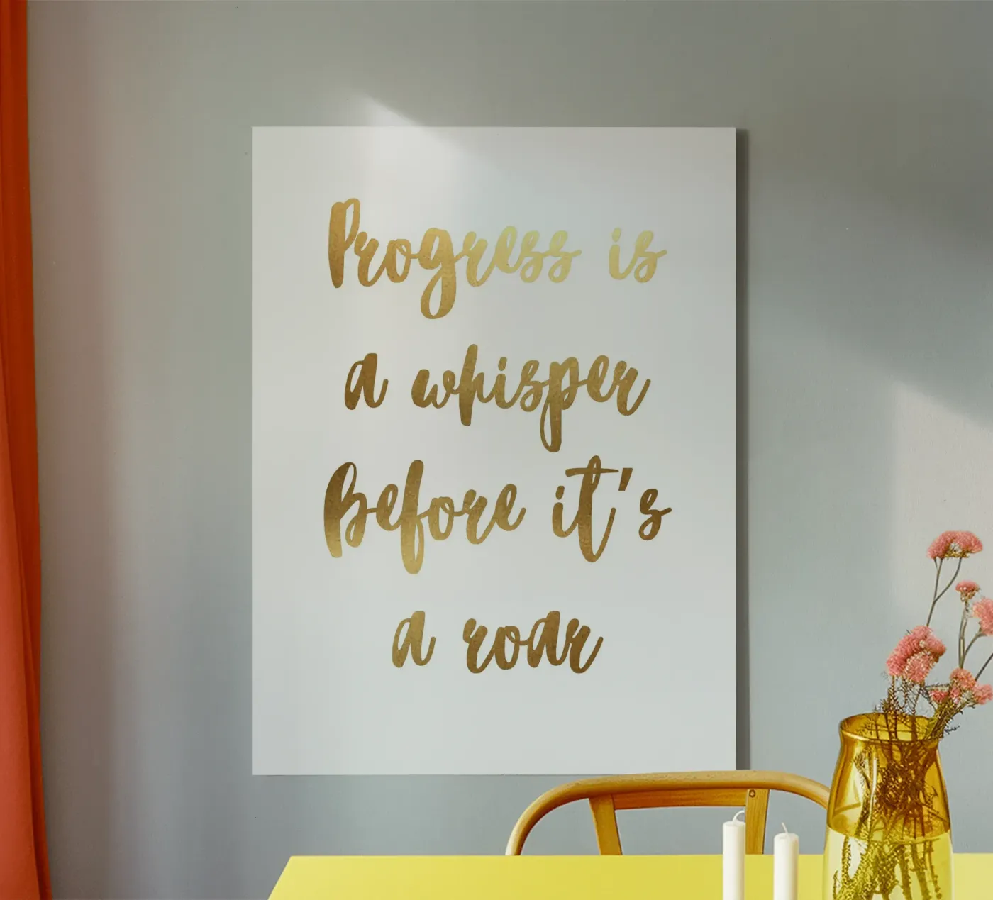 Progress canvas van PinkCandyWalls