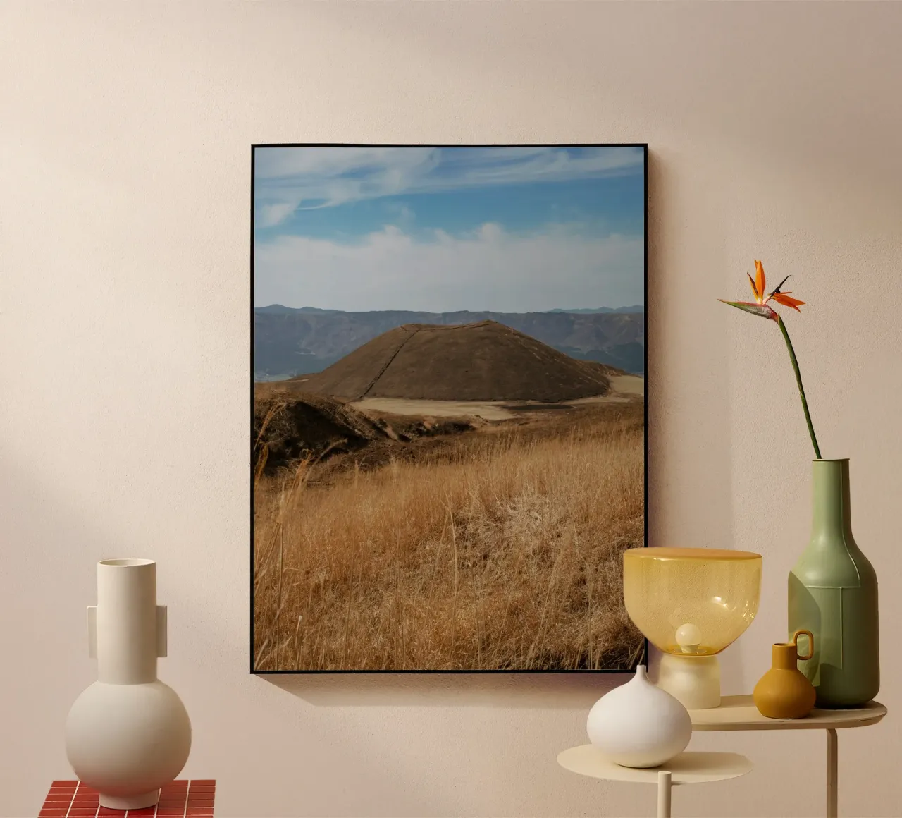 Monte Aso, Giappone plexiglass da Marcel Bisig