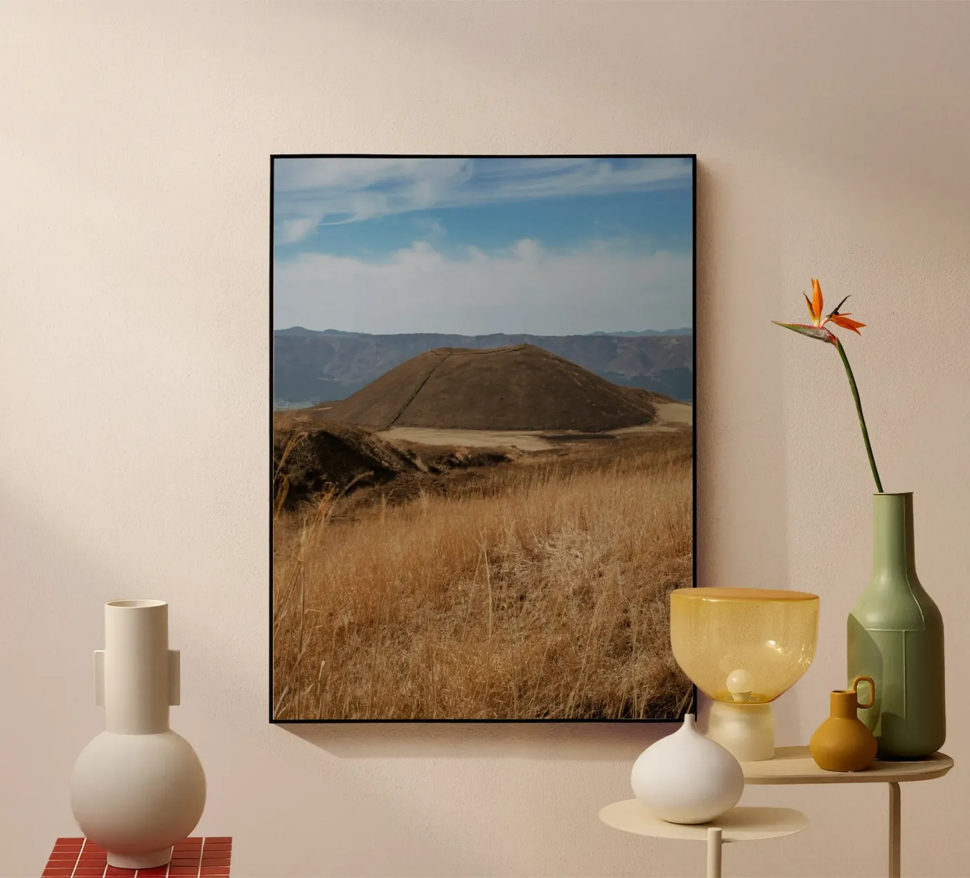 Monte Aso, Giappone plexiglass da Marcel Bisig