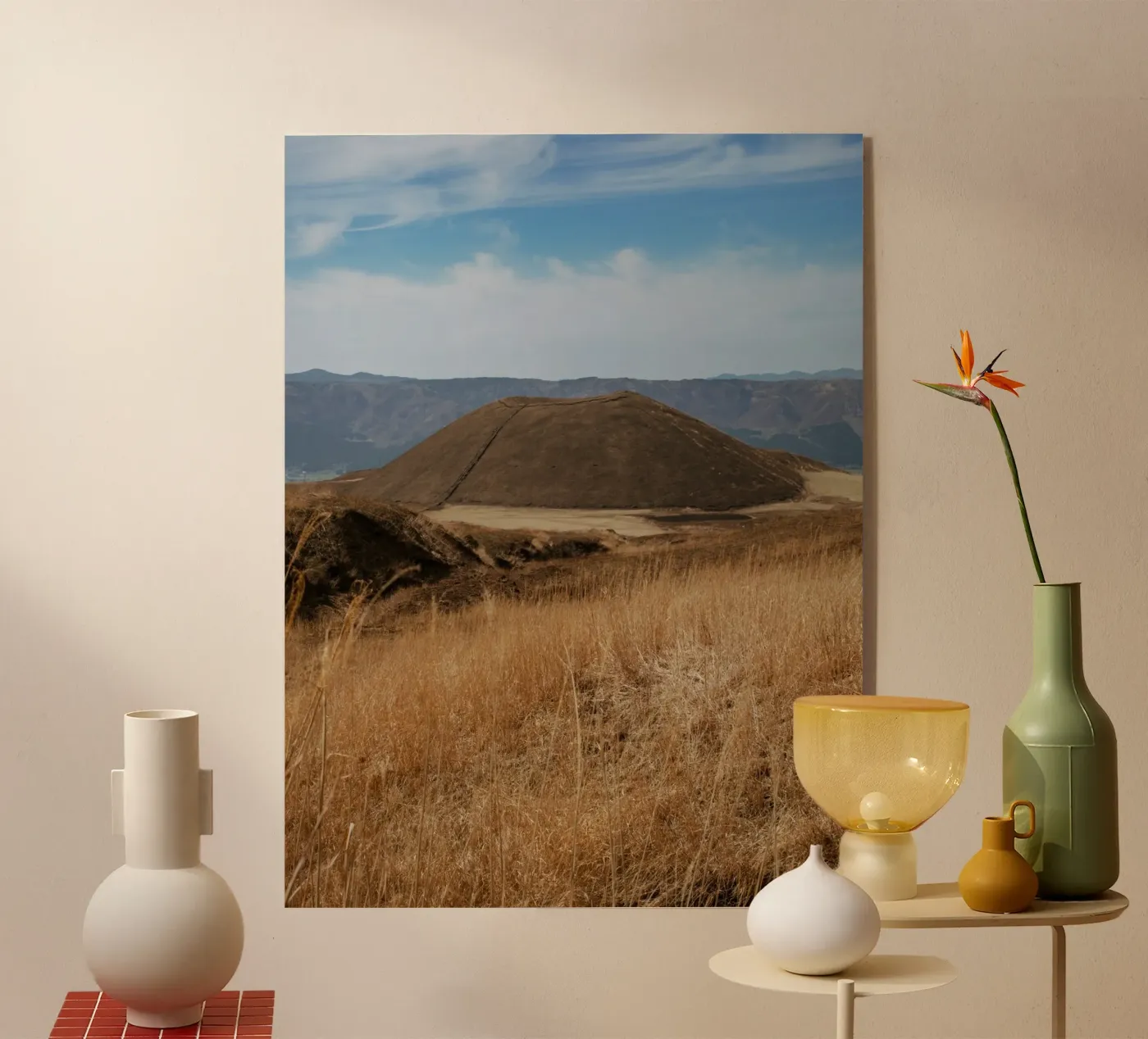 Monte Aso, Giappone plexiglass da Marcel Bisig