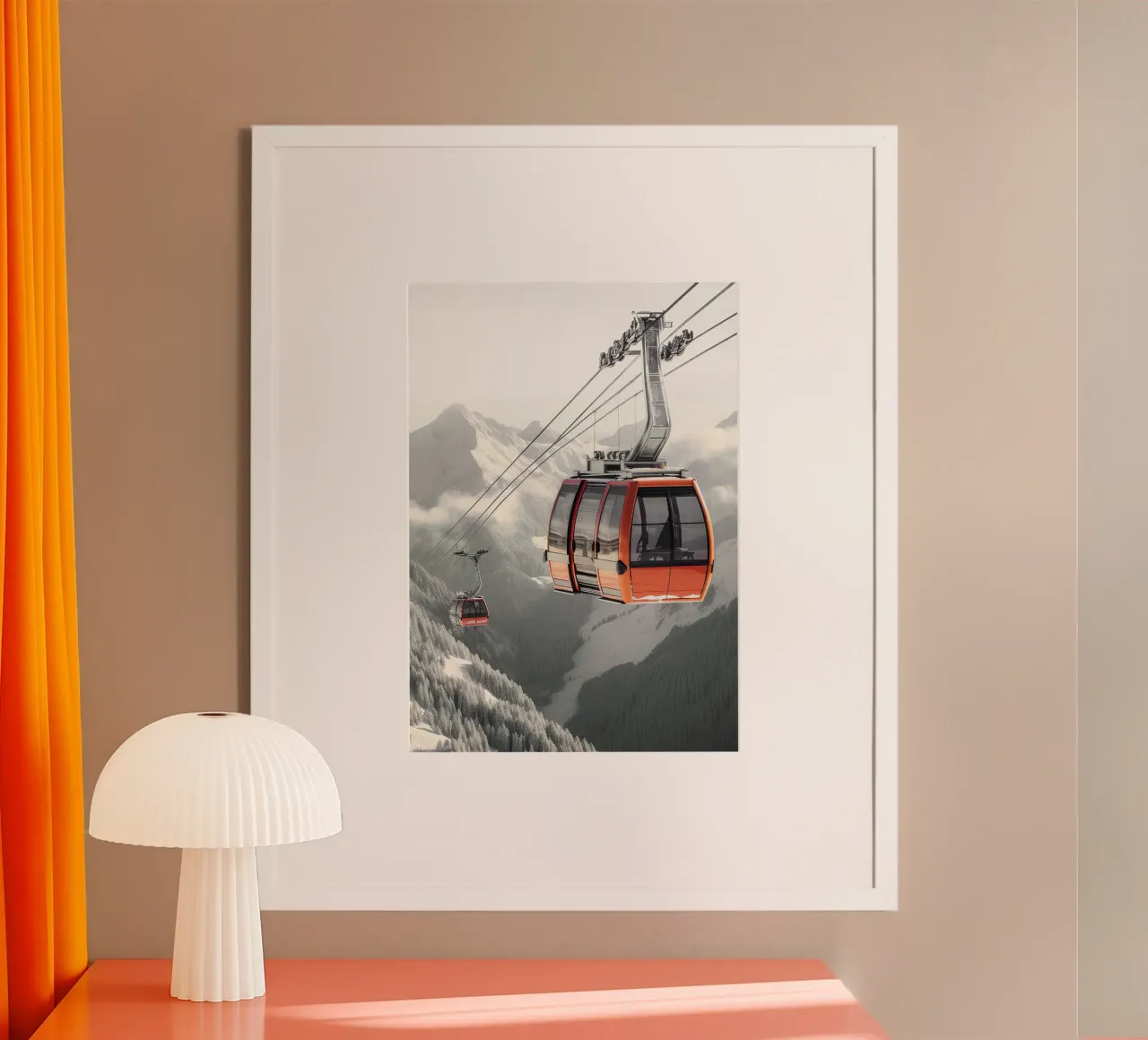 Gondelbahn Poster von World of Pearce