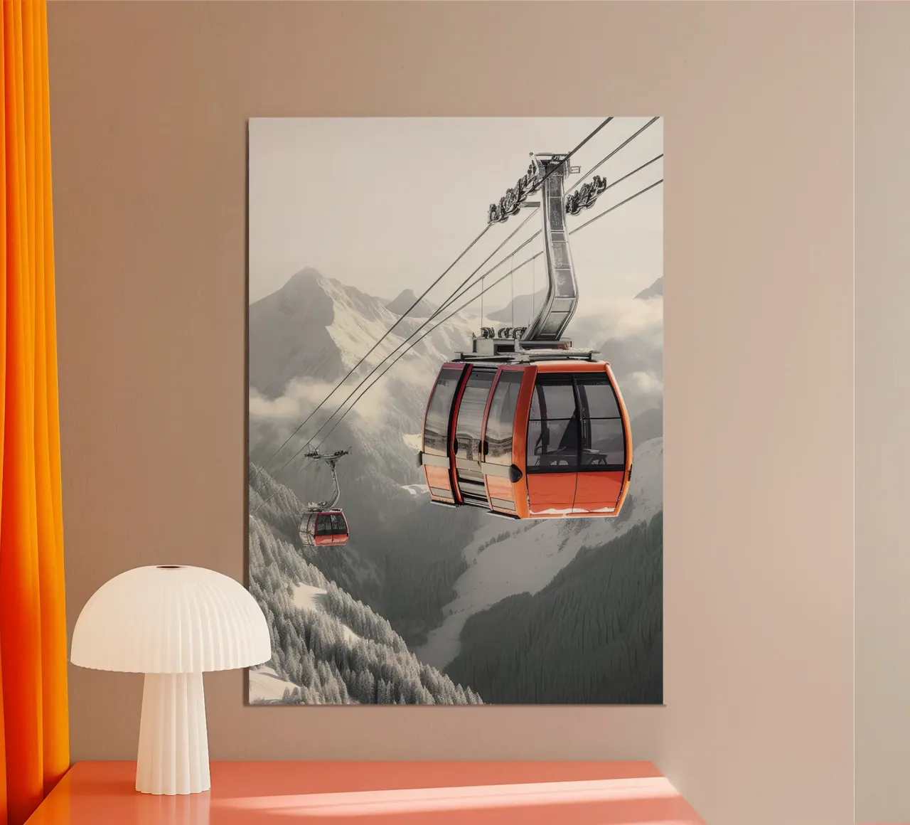 Gondelbahn Poster von World of Pearce