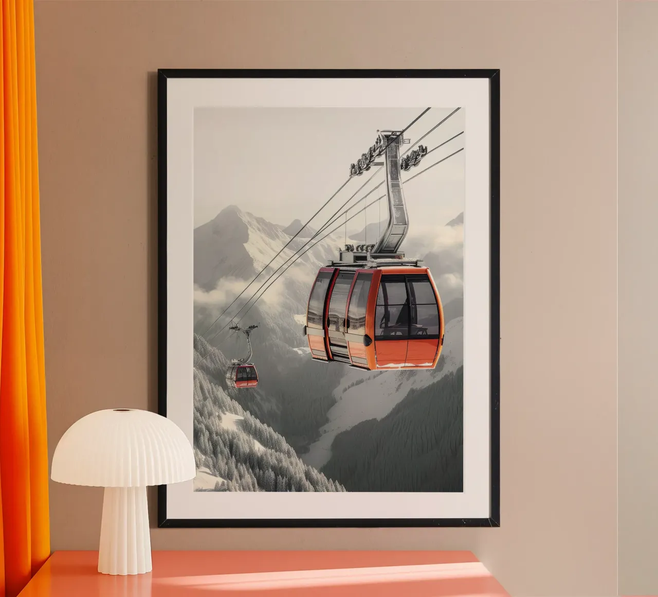 Gondelbahn Poster von World of Pearce