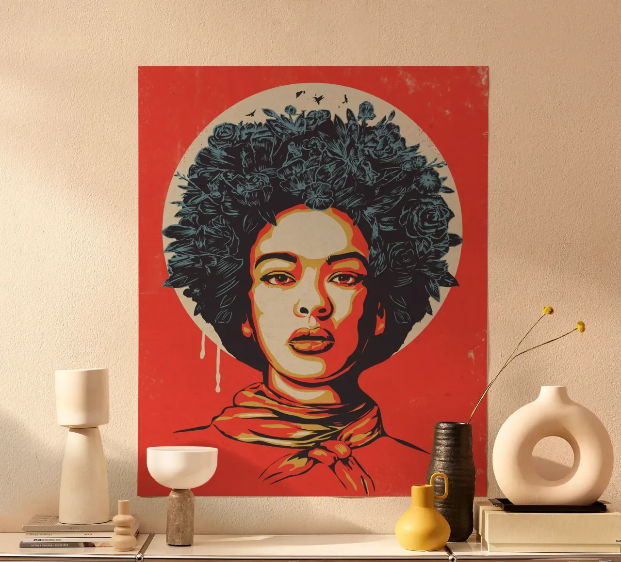 Flower Power poster da Balazs Solti