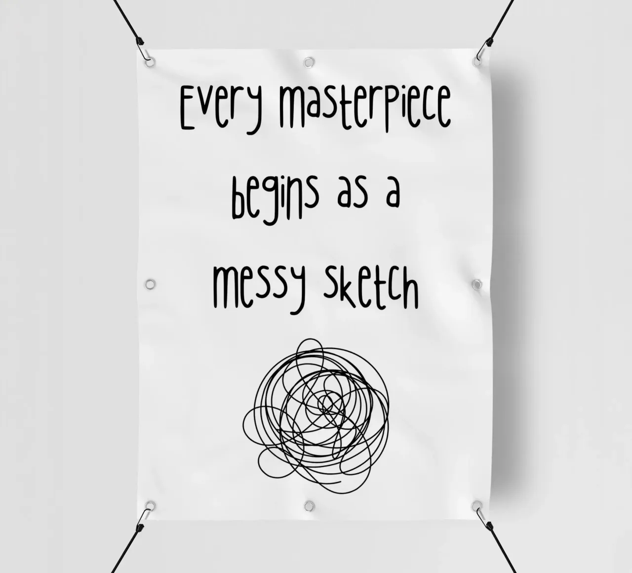 Every masterpiece begins as a messy sketch telo in pvc da PinkCandyWalls