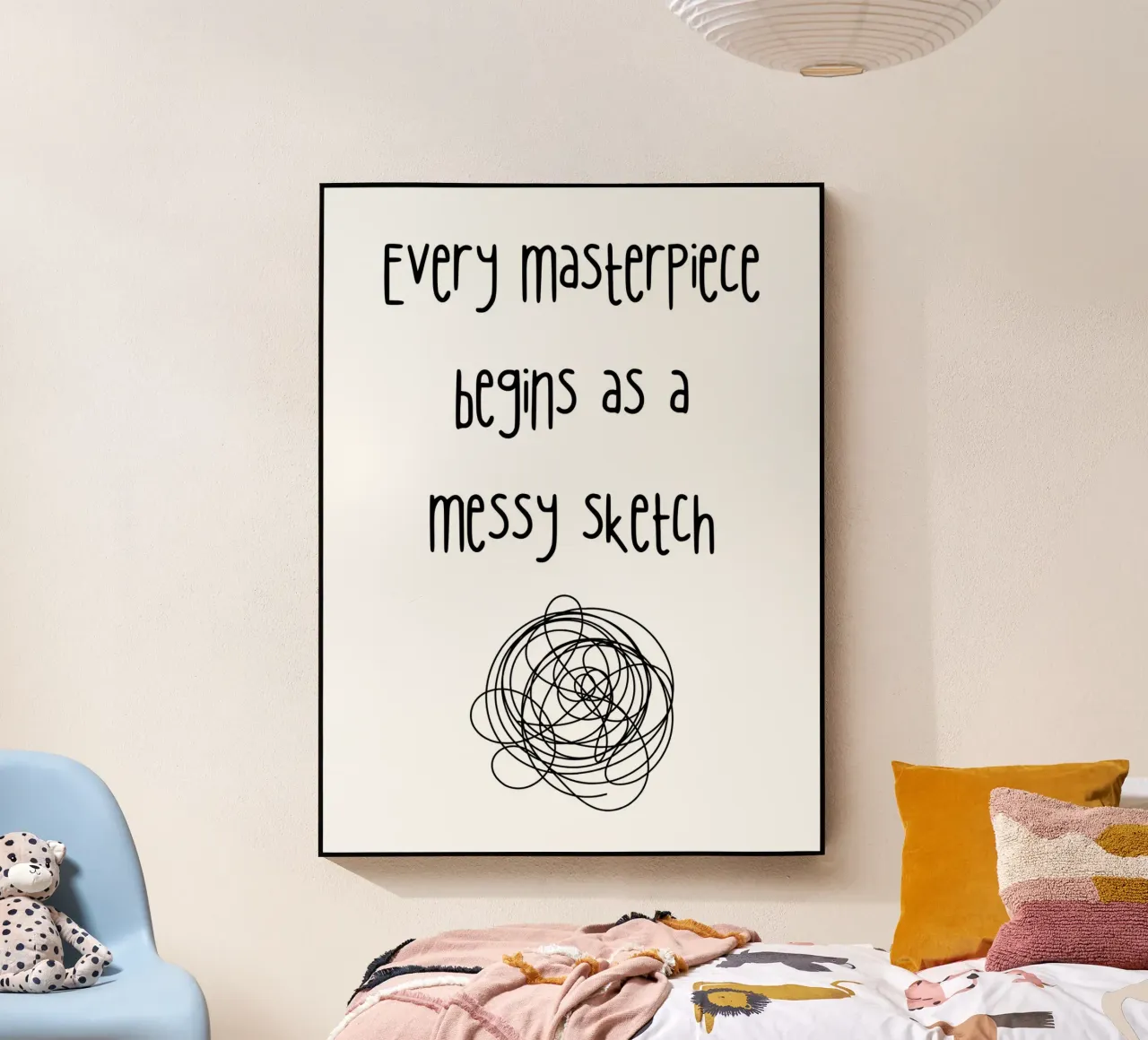 Every masterpiece begins as a messy sketch plexiglass da PinkCandyWalls