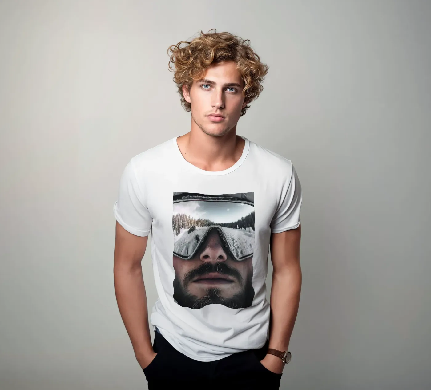 Occhiali da sci t-shirt da World of Pearce