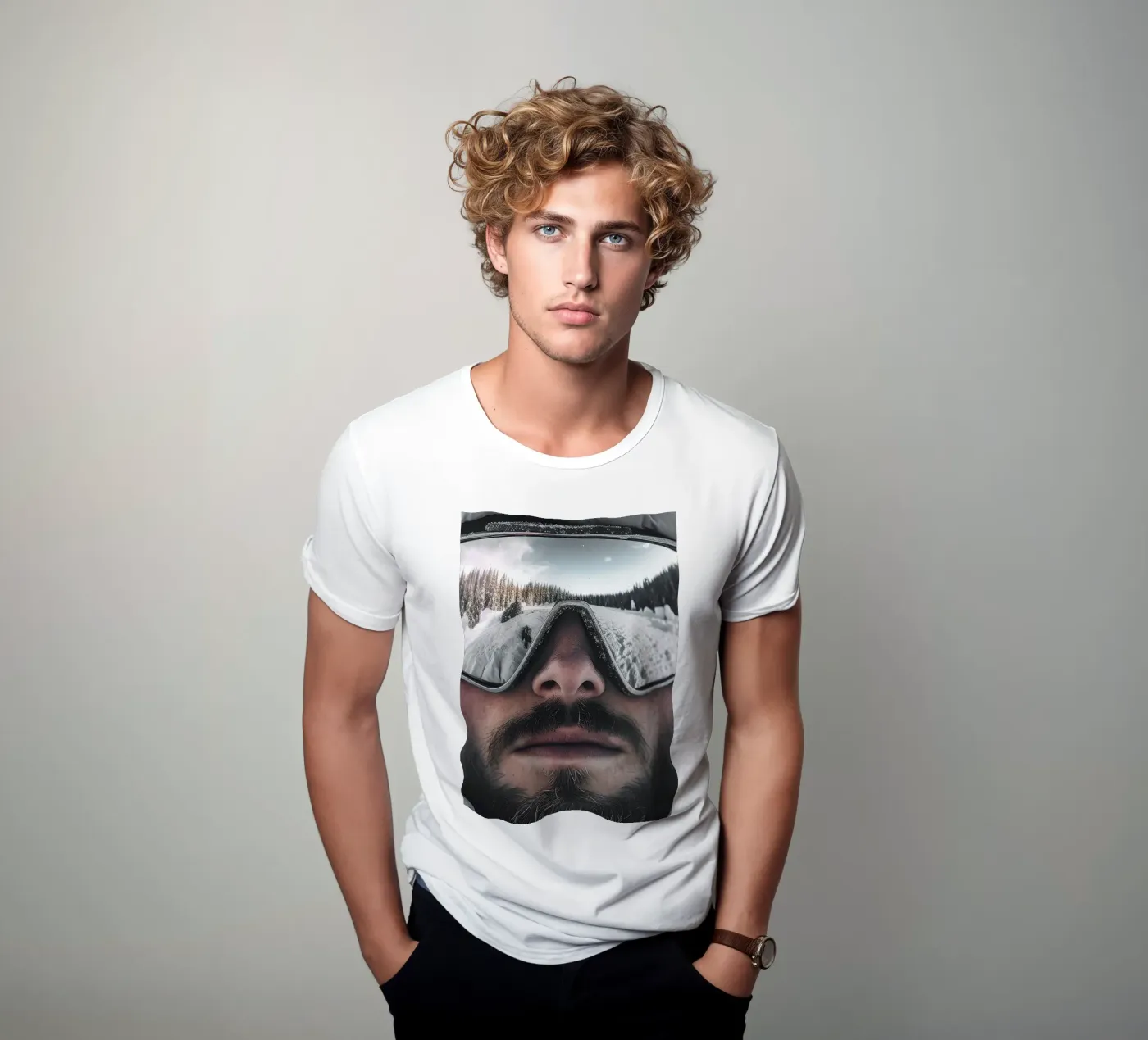 Occhiali da sci t-shirt da World of Pearce