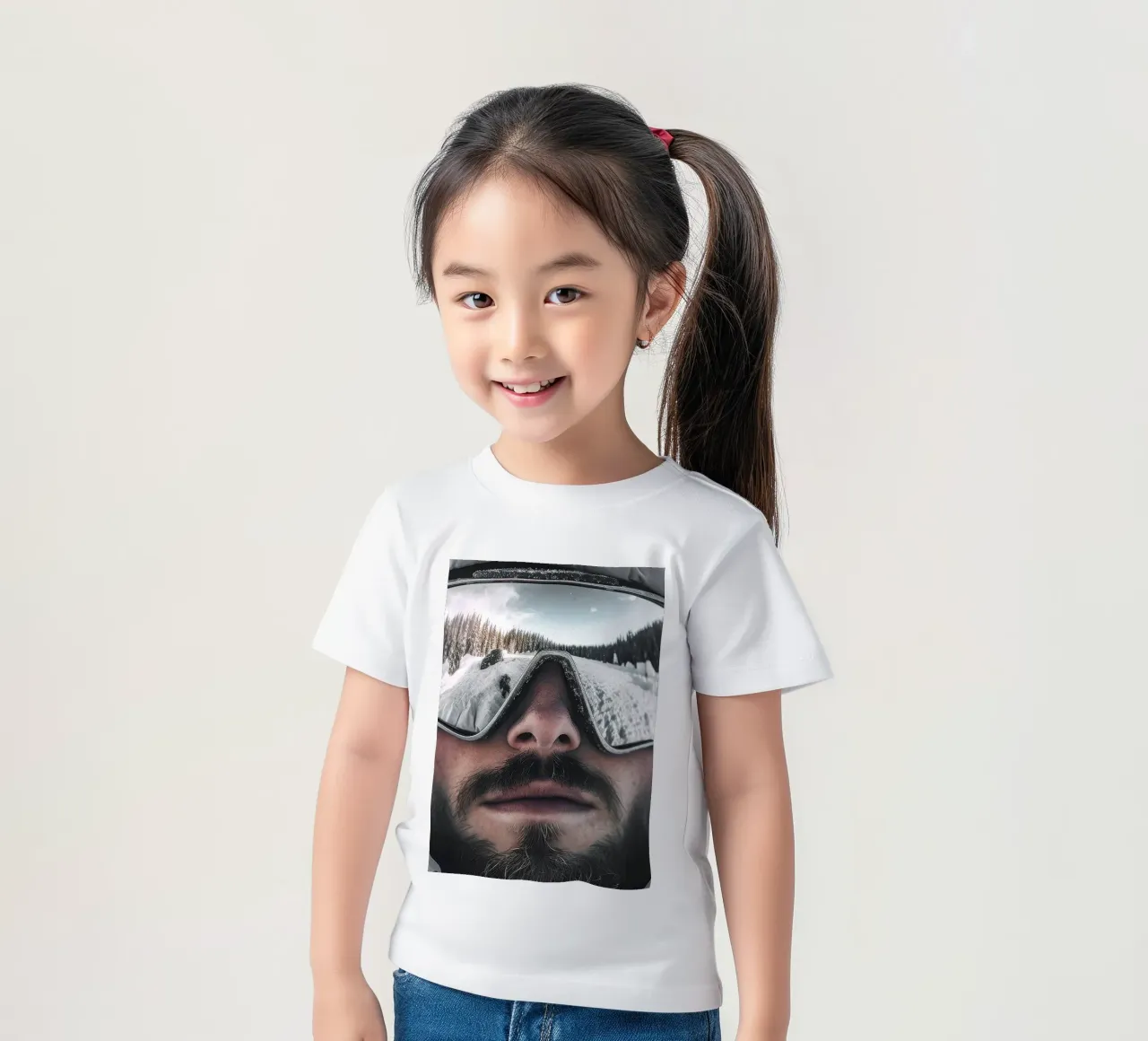 Occhiali da sci t-shirt bambini da World of Pearce