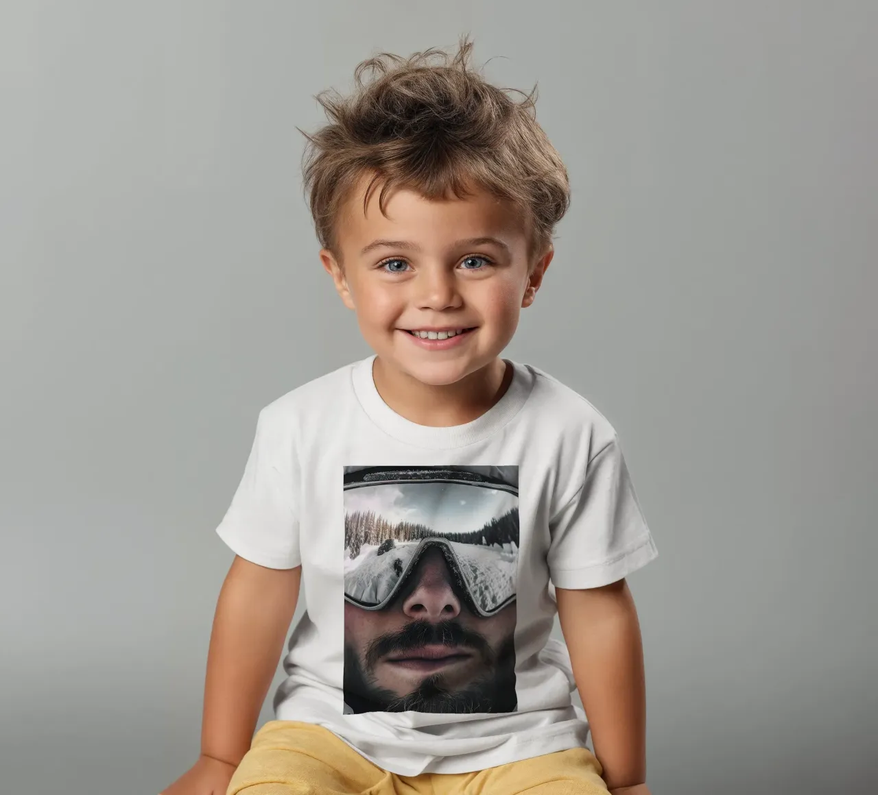 Occhiali da sci t-shirt bambini da World of Pearce
