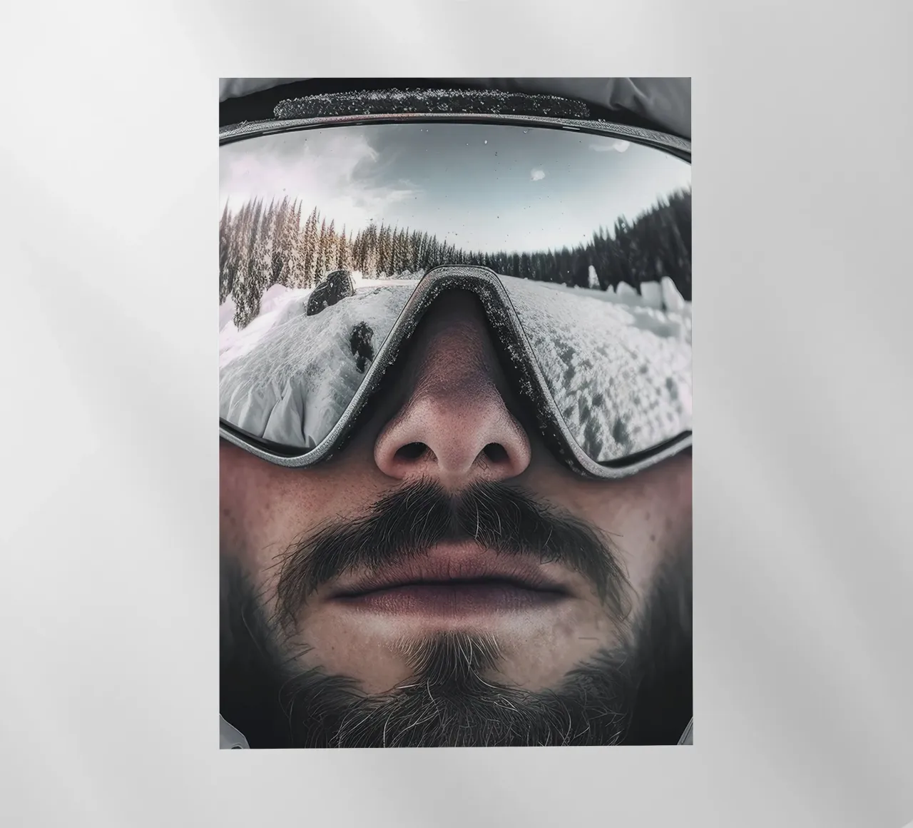 Occhiali da sci pellicola backlit da World of Pearce