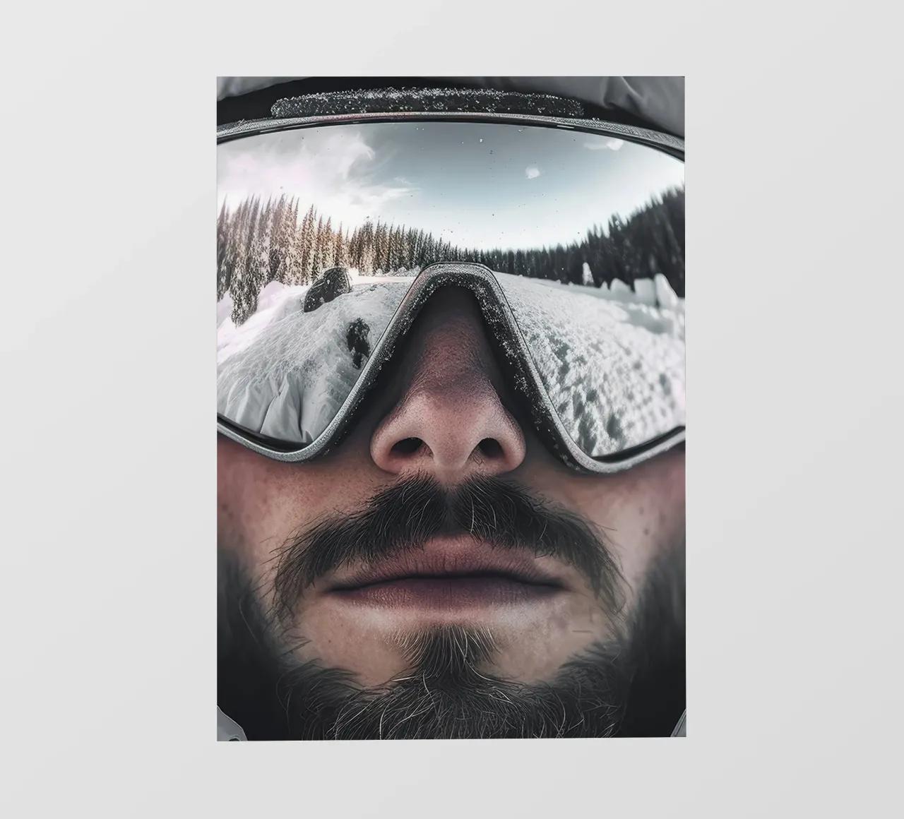 Occhiali da sci pellicola backlit da World of Pearce