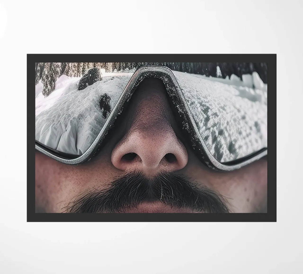 Ski Goggles doormat by World of Pearce