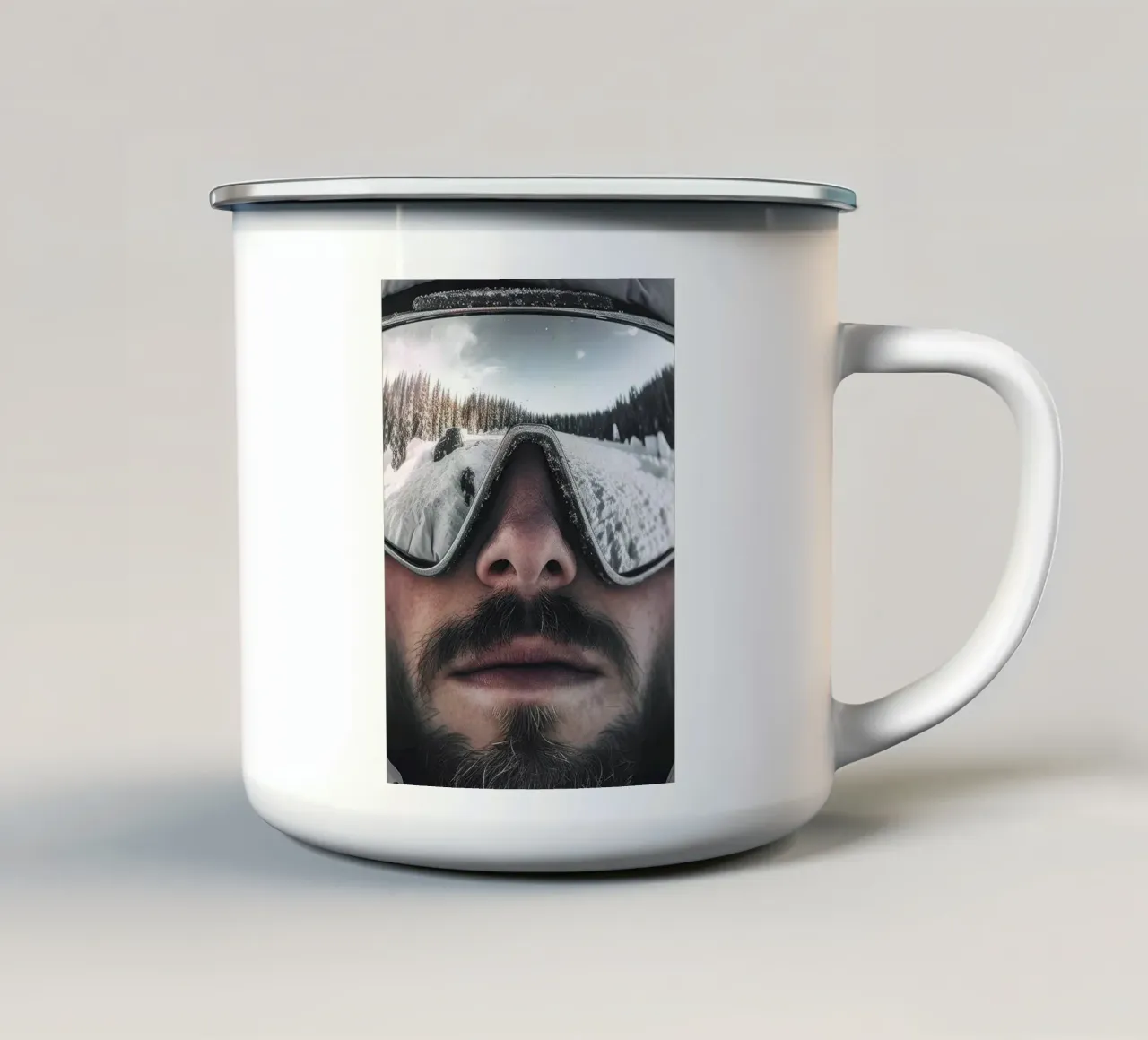 Occhiali da sci tazza in smalto da World of Pearce