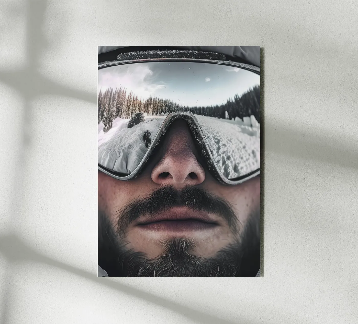 Occhiali da sci alluminio dibond da World of Pearce