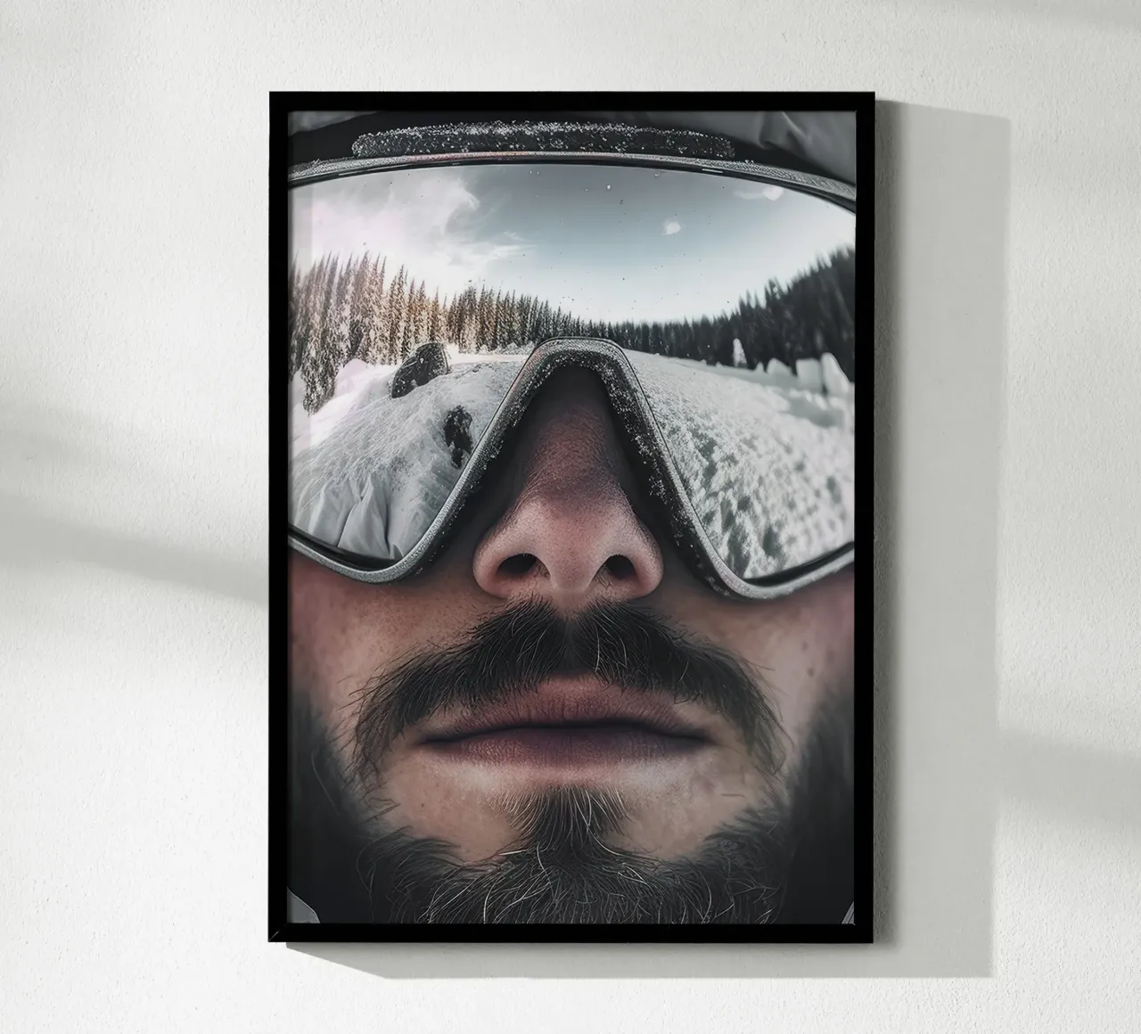 Occhiali da sci poster con telaio in plastica da World of Pearce