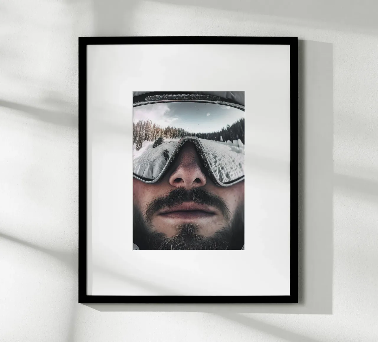 Occhiali da sci poster con telaio in plastica da World of Pearce