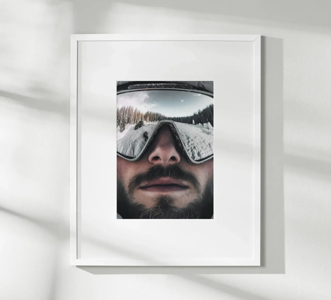 Occhiali da sci poster con telaio in plastica da World of Pearce