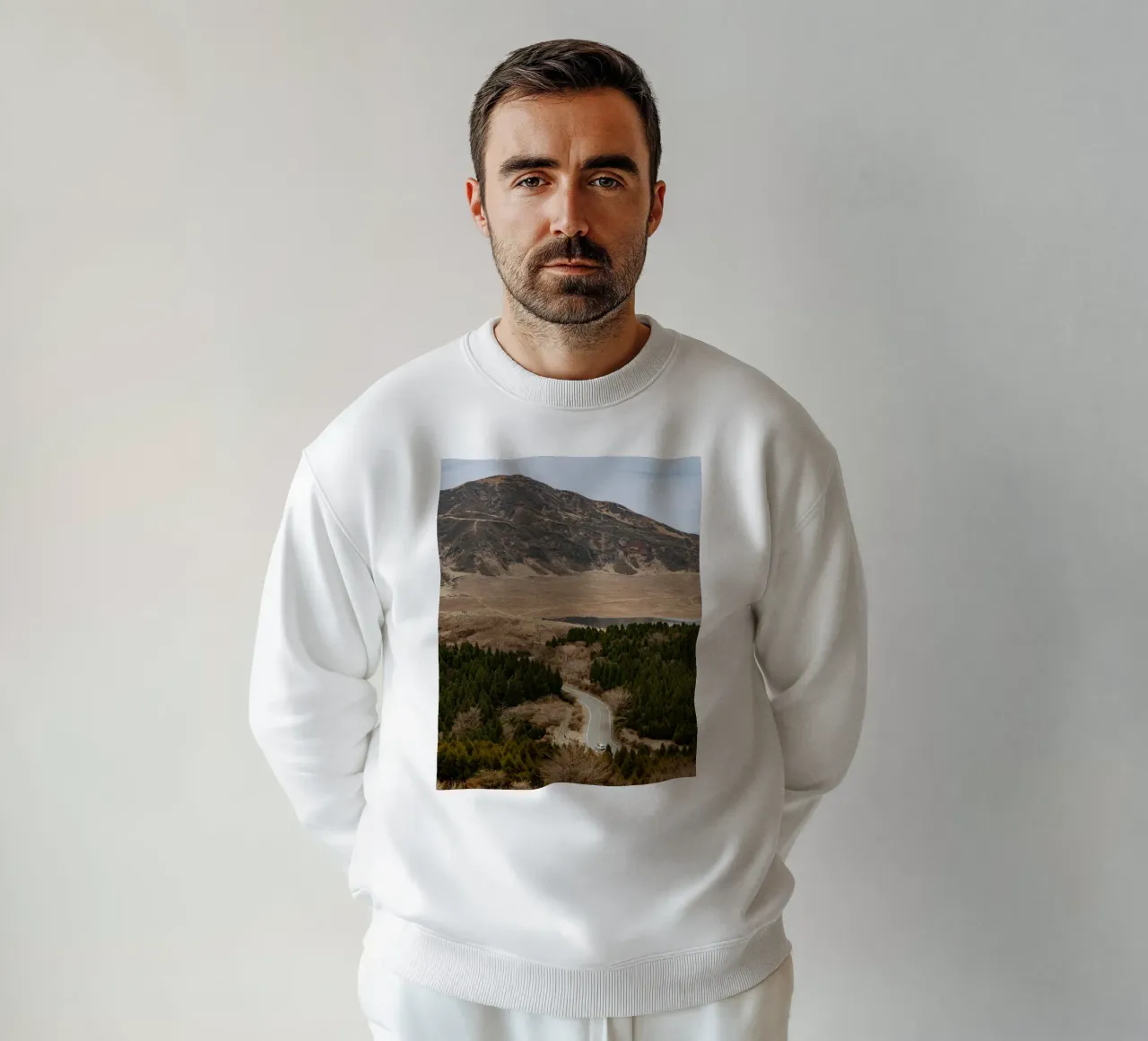 Il monte Aso in Giappone felpa da Marcel Bisig