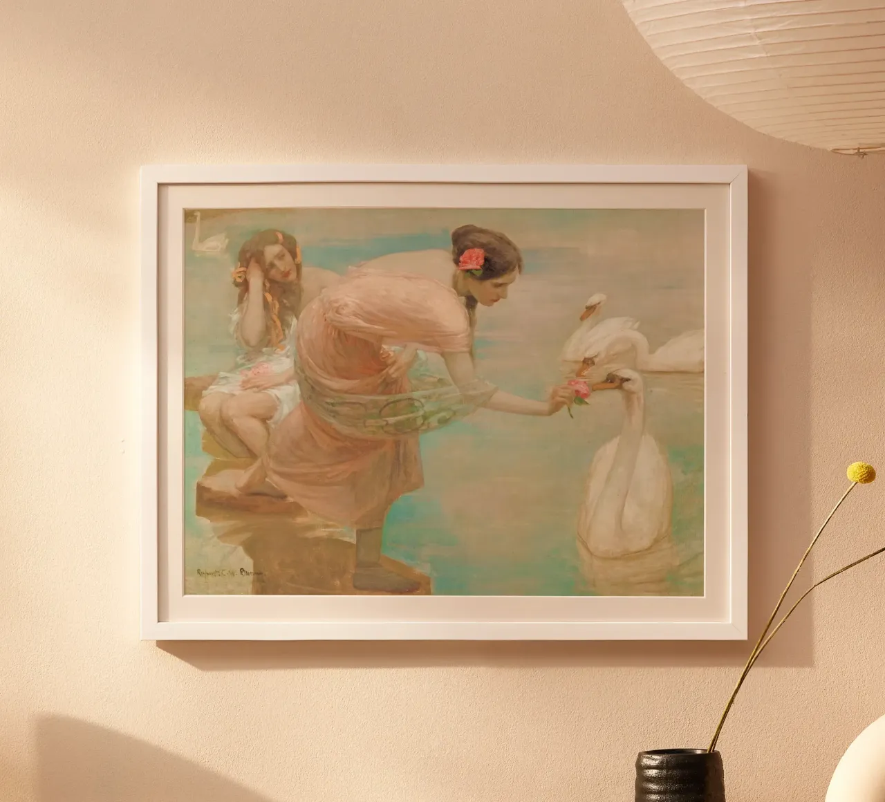 Rupert Bunny - Un mattino d'estate (1908 circa) poster da Venus Art