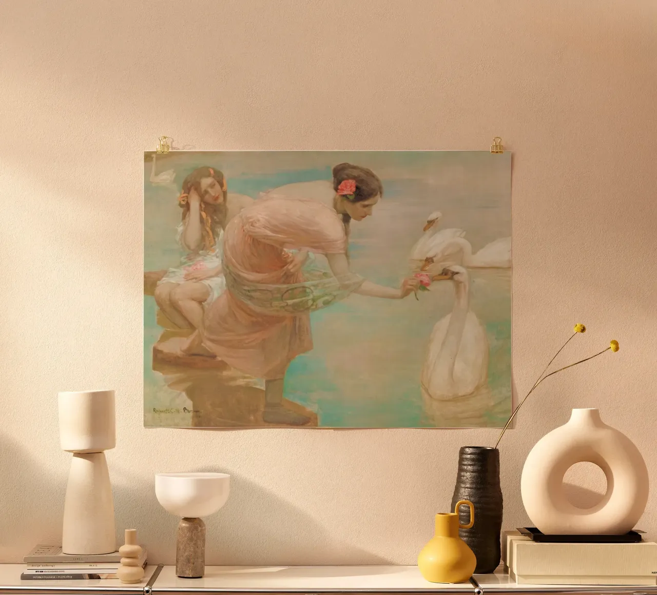 Rupert Bunny - Un mattino d'estate (1908 circa) poster da Venus Art
