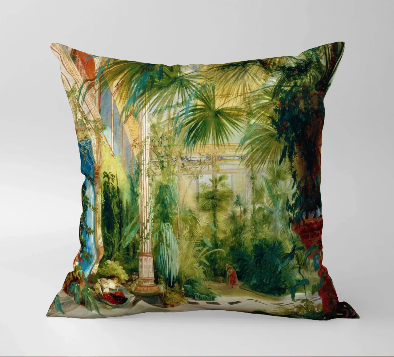 L'interno della Palm House cuscino da Venus Art